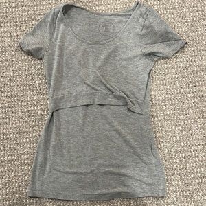 Seraphine Maternity/Nursing T-shirt XS - Gray